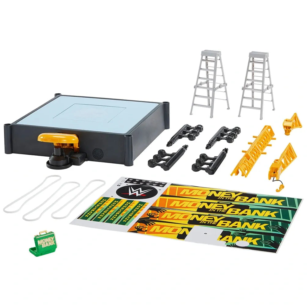 WWE Money In The Bank Cash-In Ring Playset – Wrestling Action Toy