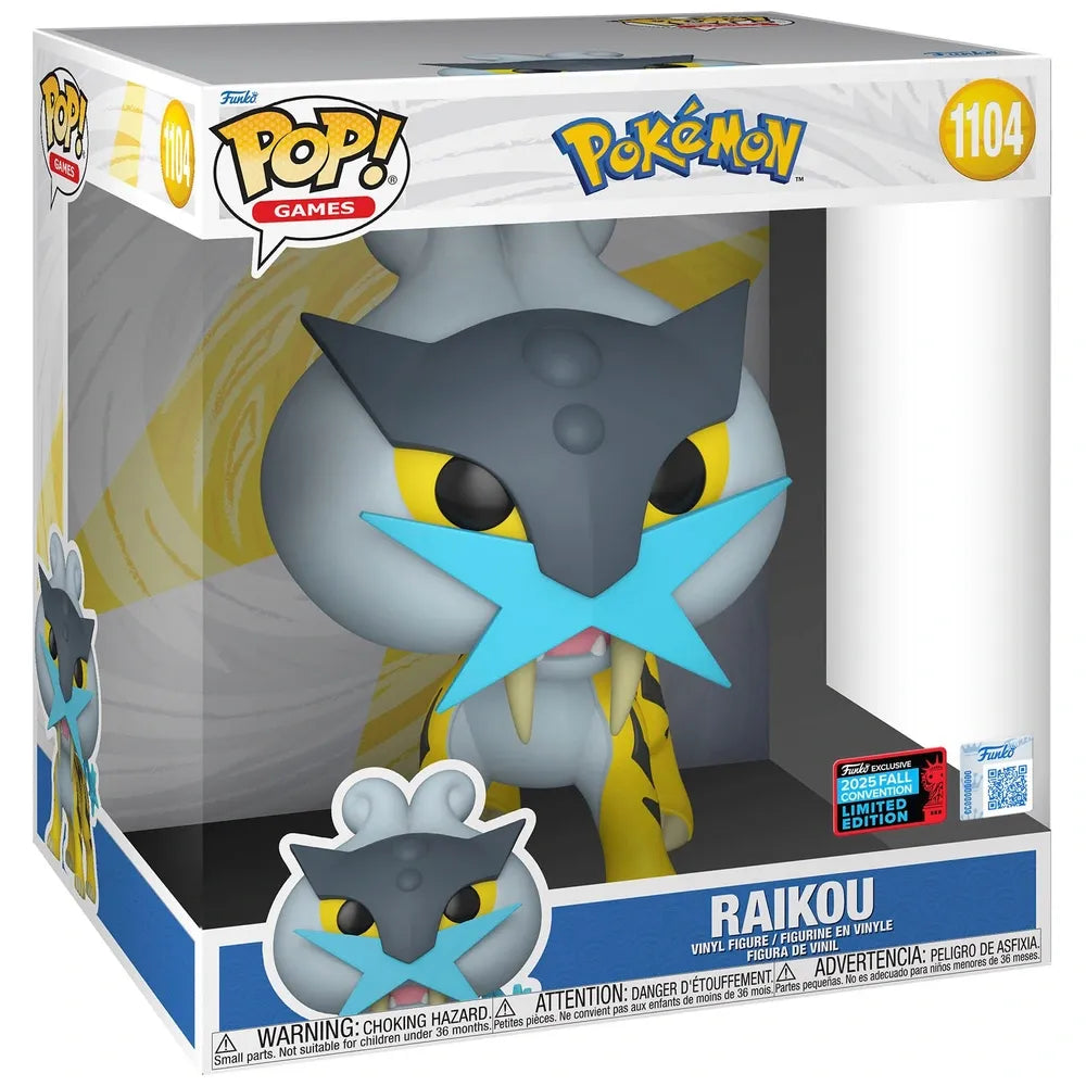 Funko POP! Games 1104 – Pokémon Raikou Collectible Vinyl Figure