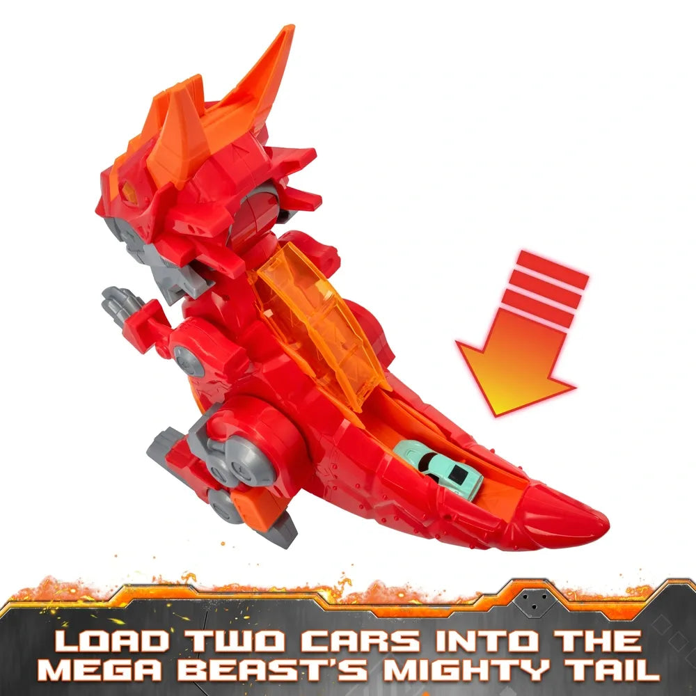 Teamsterz Robo Wreckerz Mega Beast Toy with Street Machines Vehicle