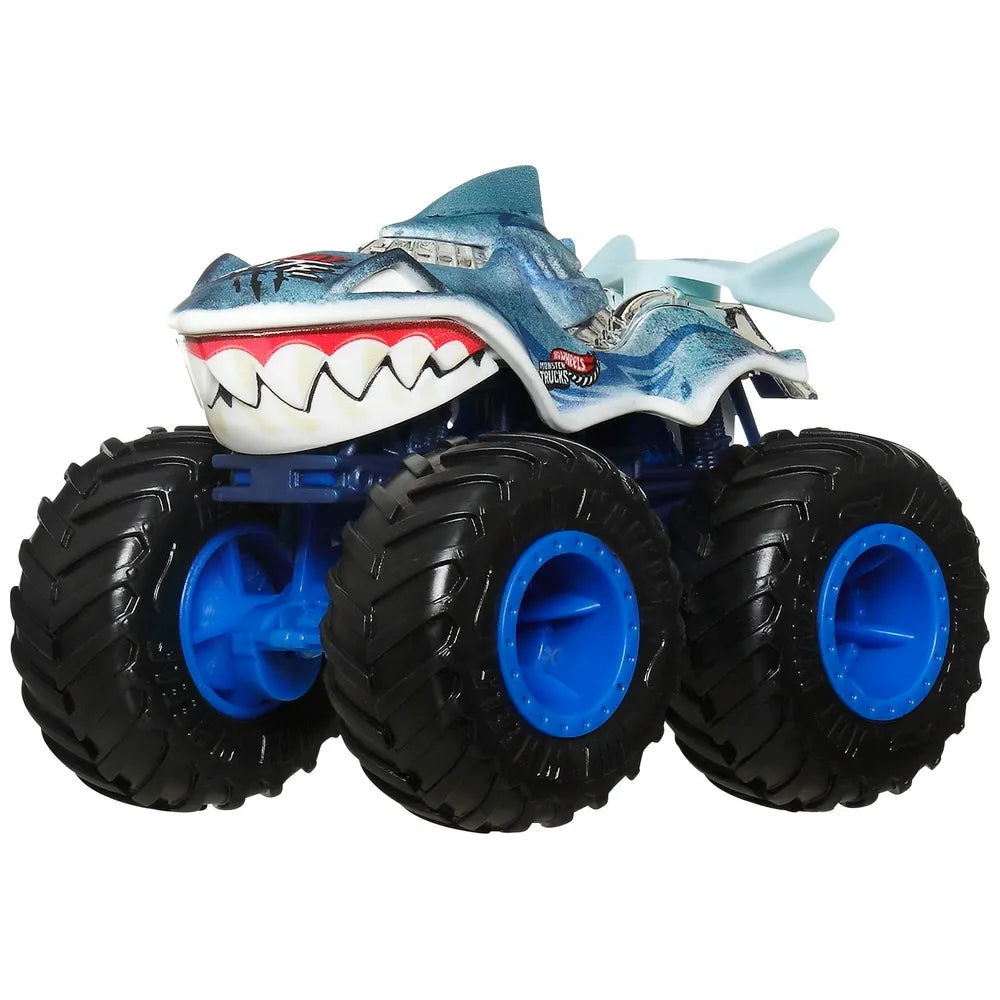 Hot Wheels Monster Trucks Sharks vs Dinos 1:64 Die-Cast Cars Multipack