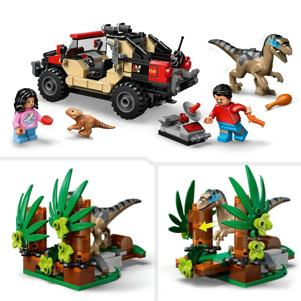 LEGO 76972 Jurassic World Raptor Off-Road Escape Playset