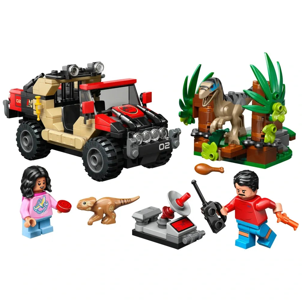 LEGO 76972 Jurassic World Raptor Off-Road Escape Playset