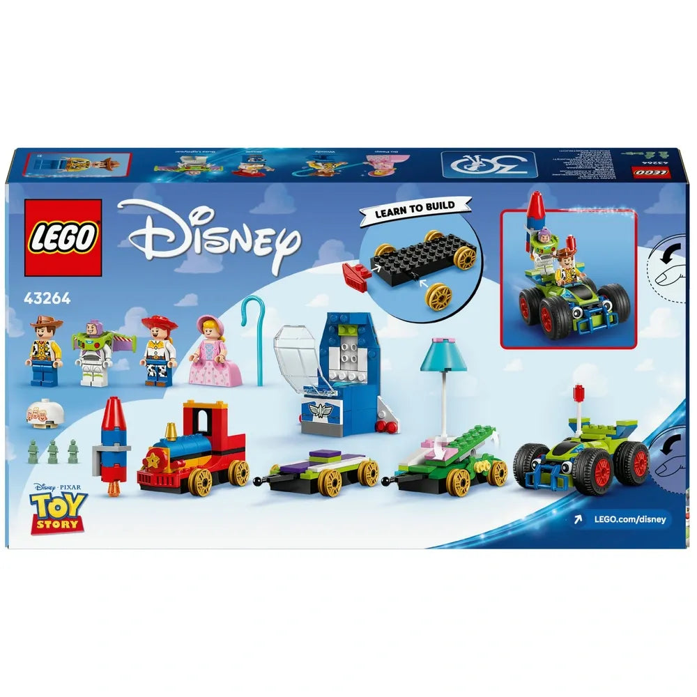 LEGO Disney 43264 Toy Story Celebration Train with Remote Control Car Set