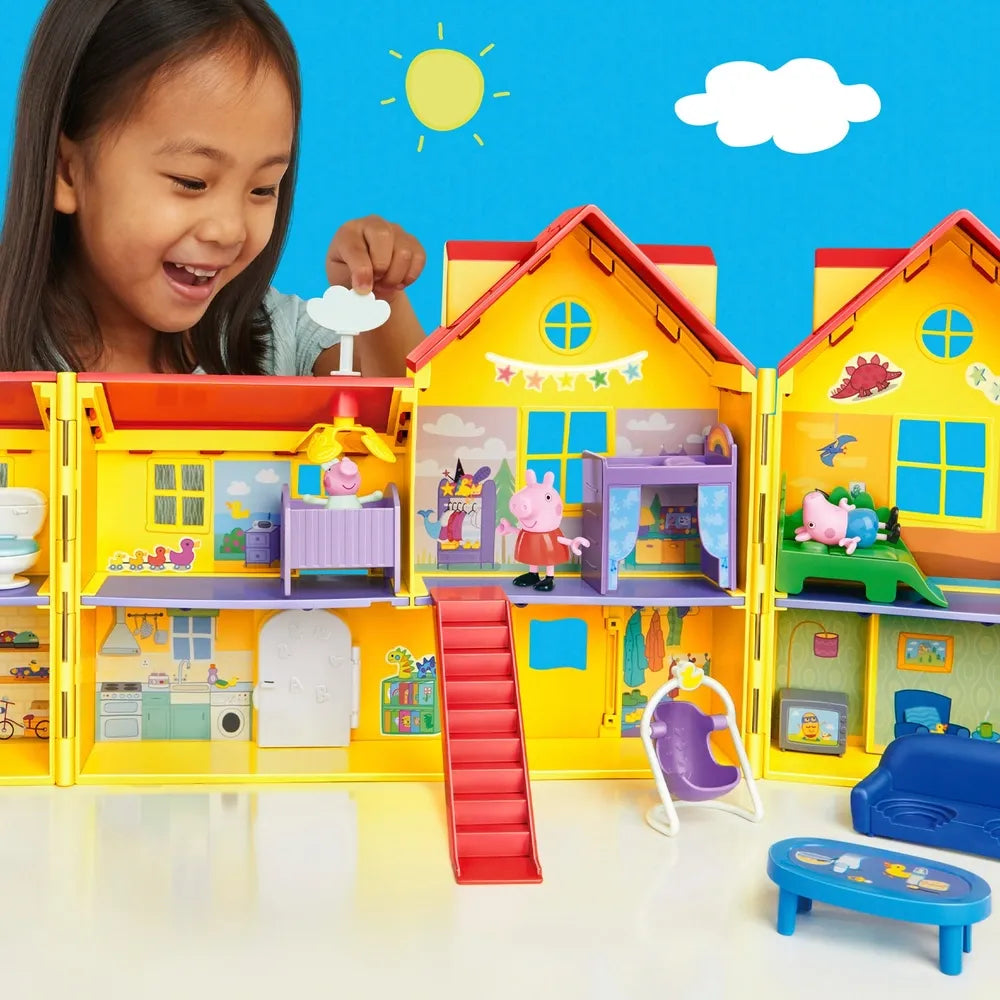 Peppa Pig Big Family House Playset – Includes Baby Evie Figure