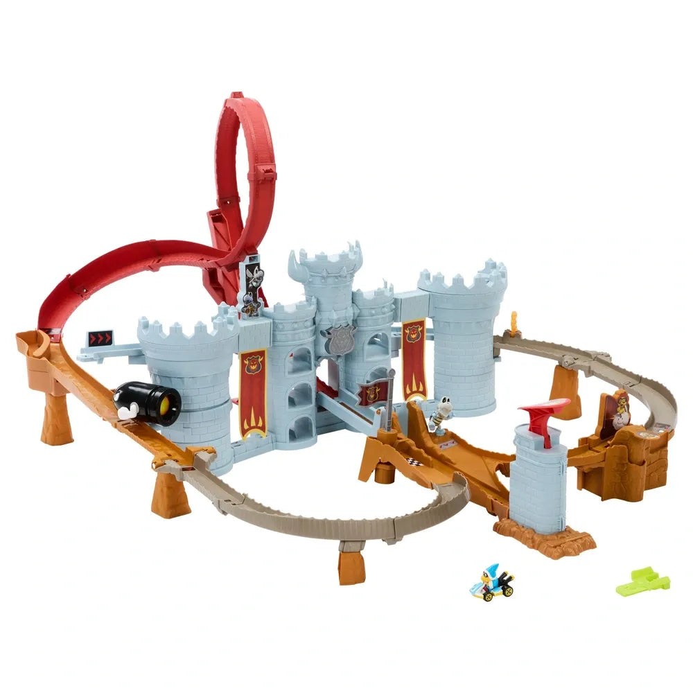 Hot Wheels Bowser’s Castle Raceway Track Set from Mario Kart