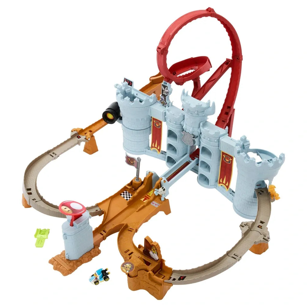 Hot Wheels Bowser’s Castle Raceway Track Set from Mario Kart