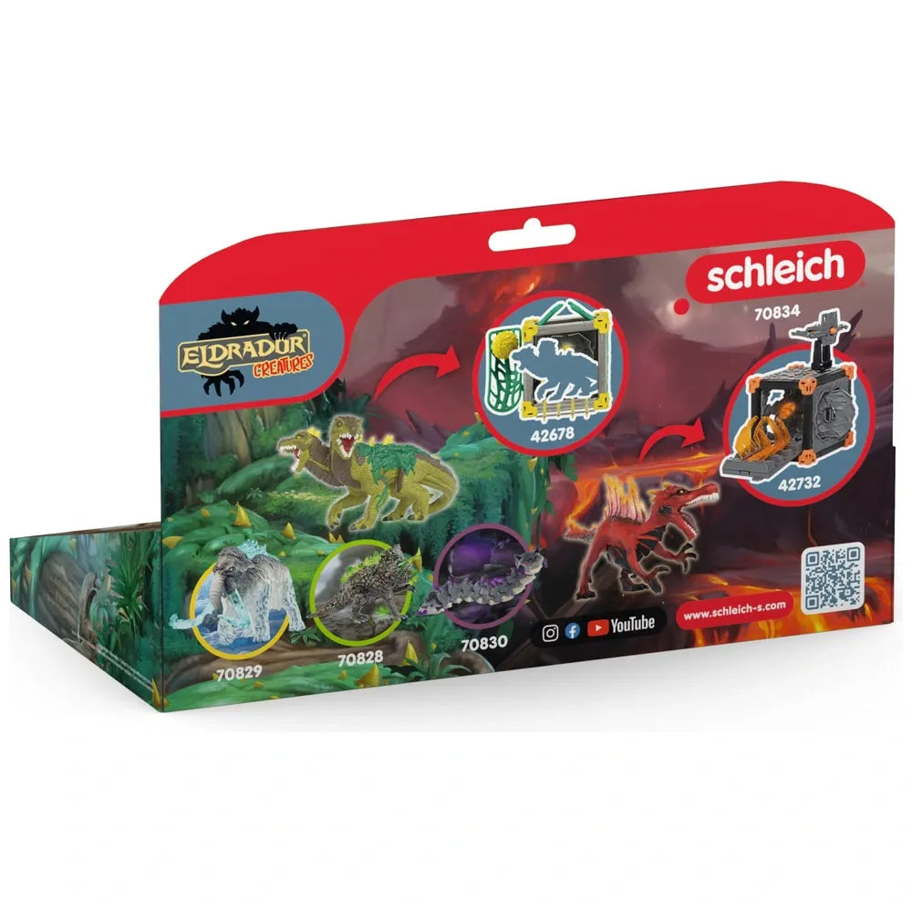 Schleich Eldrador 70834 Fire Saurian & Jungle Lizard Battle Set