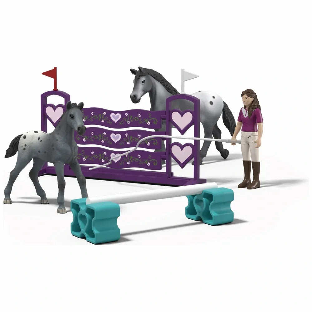 Schleich Horse Club 42776 Lisa's Tournament Training Playset for Kids