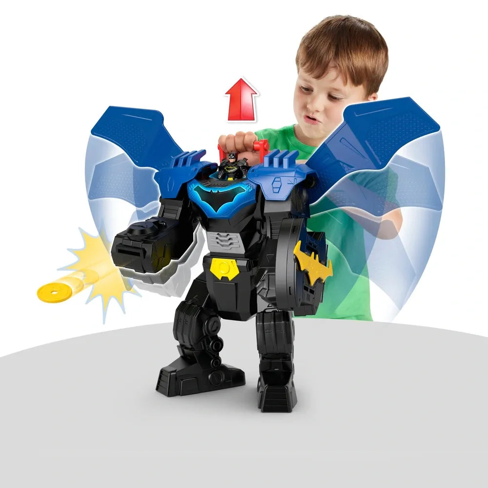 Fisher-Price Imaginext Batman Flight Mech – DC Super Friends Metal Force Set