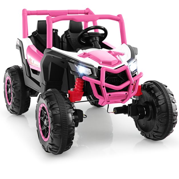 24V Kids UTV Ride-On Car with 4×100W Powerful Motors