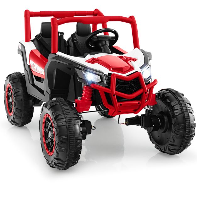 24V Kids UTV Ride-On Car with 4×100W Powerful Motors