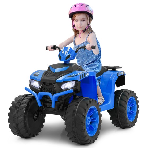 Kids 24V ATV Ride-On Car | LED Lights & Wireless Play