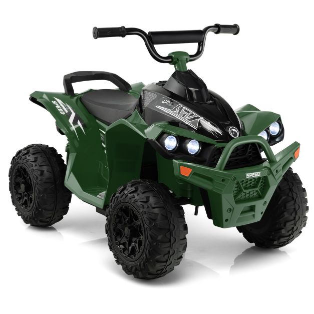 Kids 12V Ride-On ATV | 2-Speed Fun with LED Lights