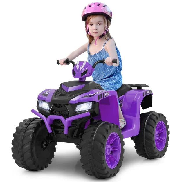 Kids 24V ATV Ride-On Car | LED Lights & Wireless Play