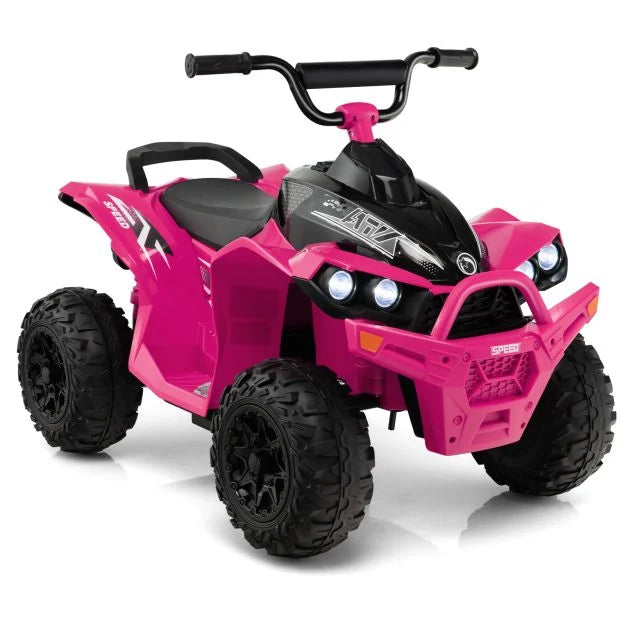 Kids 12V Ride-On ATV | 2-Speed Fun with LED Lights