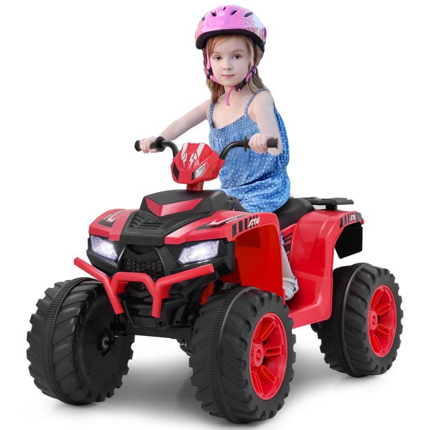 Kids 24V ATV Ride-On Car | LED Lights & Wireless Play