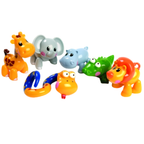 Tolo Toys First Friends Animals Puppy Giraffe Snake & Monkey Colourful Interactive Baby Toys