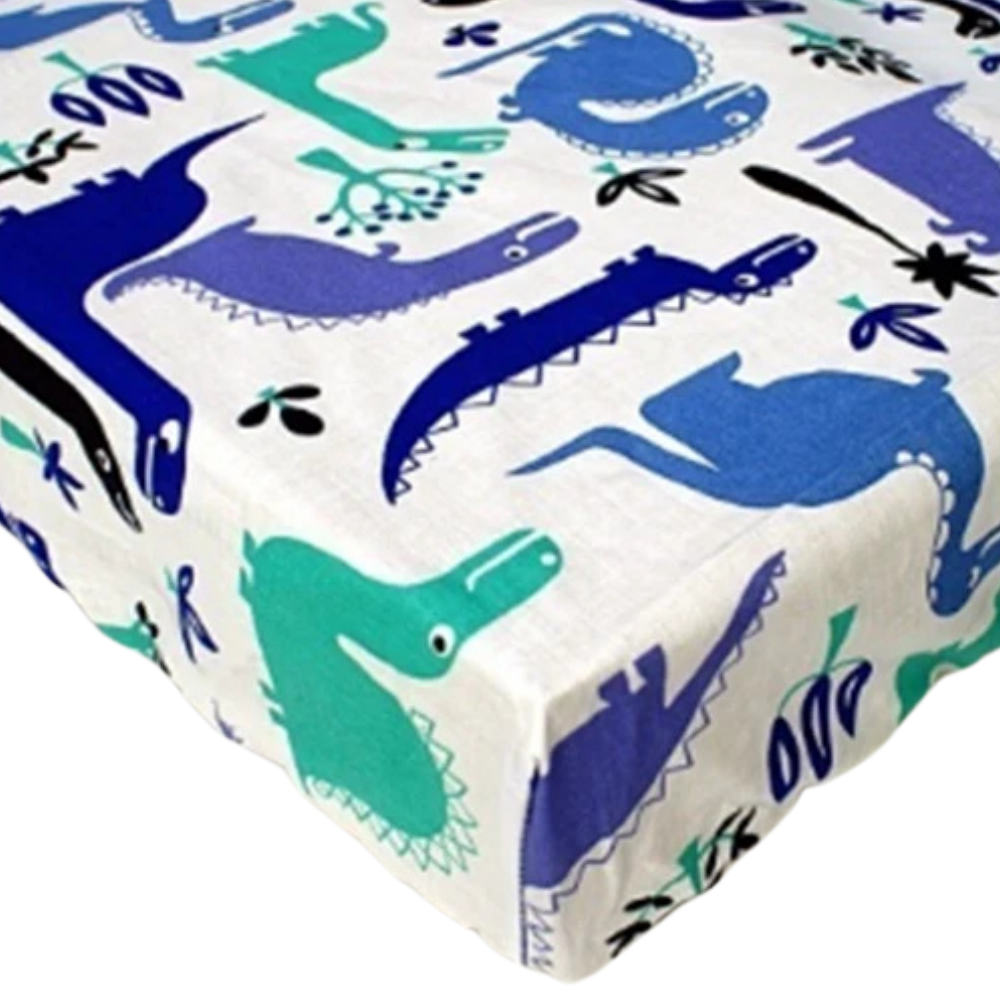2 Pack 100% Cotton Fitted Sheets for Chicco Next2Me Bedside Crib 55 x 90 cm