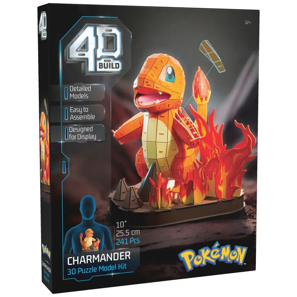 Pokémon Charmander 4D Build 3D Puzzle – 241-Piece Set