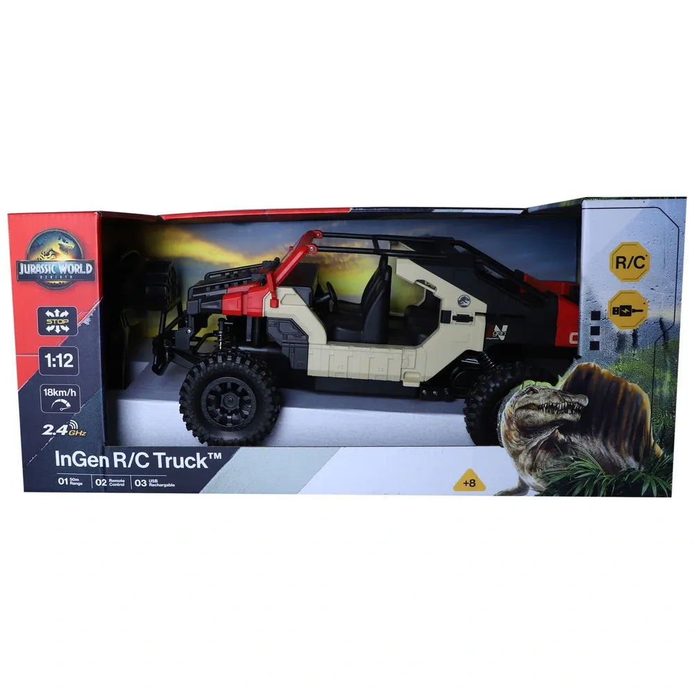 Jurassic World Rebirth InGen Remote Control Truck 1:12 Scale – Toy Vehicle