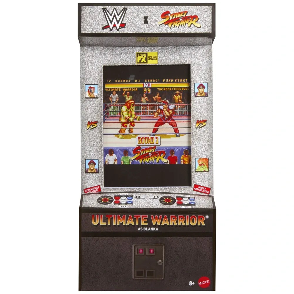 WWE Elite x Street Fighter Action Figure – Ultimate Warrior as Blanka