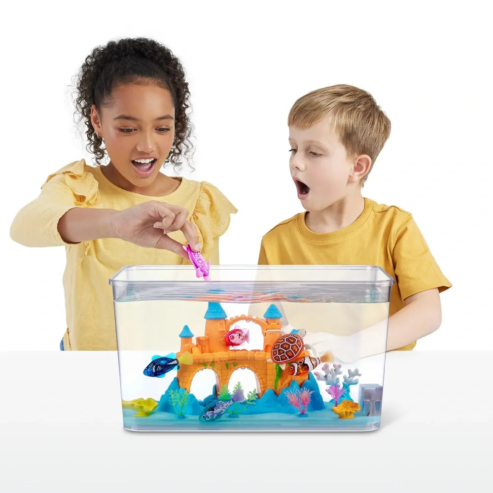 Robo Alive ZURU Mega Aquarium 17-Piece Interactive Toy Set