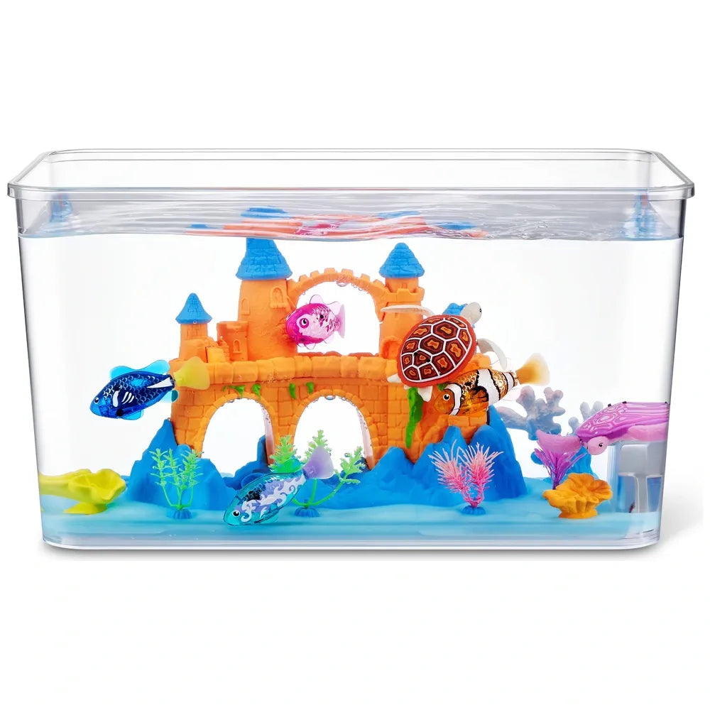 Robo Alive ZURU Mega Aquarium 17-Piece Interactive Toy Set