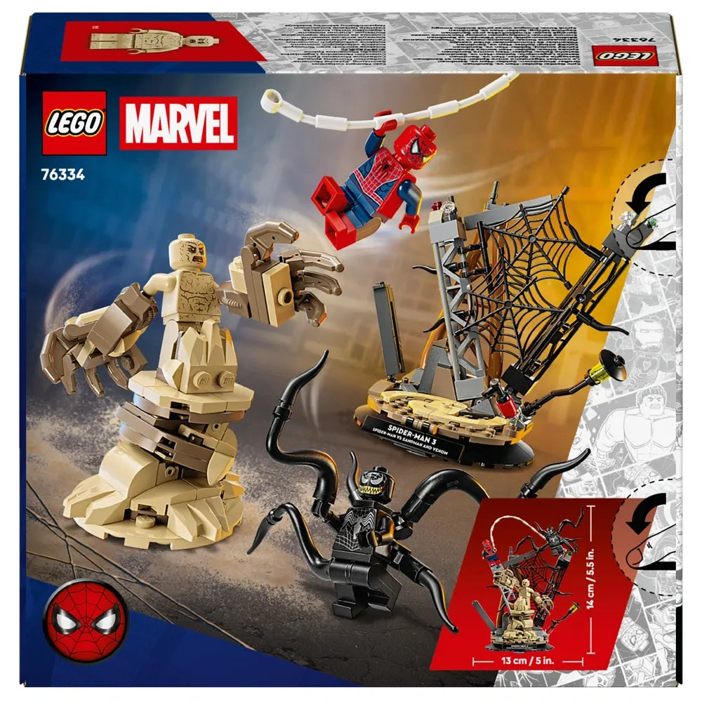 LEGO Marvel 76334 Epic Battle Set – Spider-Man vs Sandman & Venom
