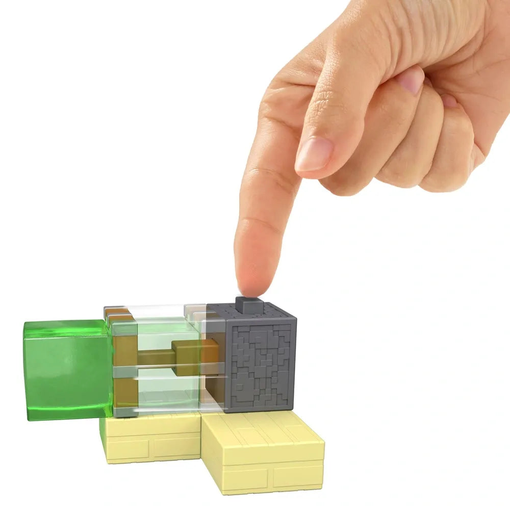 Minecraft Redstone Charged Sticky Piston Trap – Interactive Gaming Toy