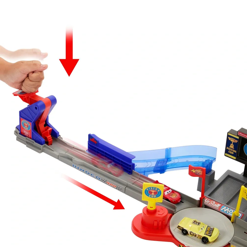 Disney Pixar Cars Piston Cup Stunting Speedway Playset – Die-Cast Fun Set