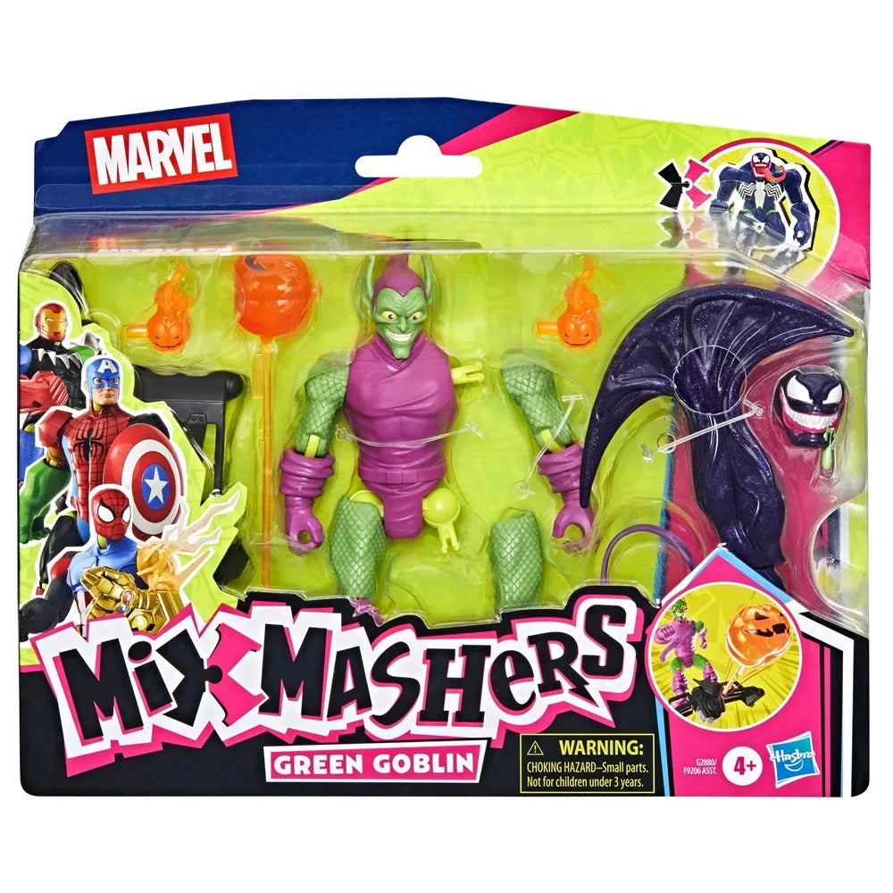MixMashers Marvel Green Goblin 12cm Action Figure – Collectible Toy for Fans