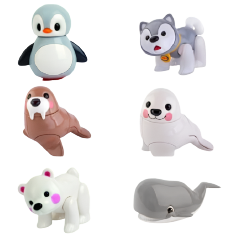 Tolo Toys First Friends Animals Puppy Giraffe Snake & Monkey Colourful Interactive Baby Toys