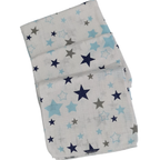3 Pack Xl Large Printed Muslin Squares for Babies, Reusable 100% Cotton Nappy Cloths