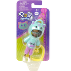 Polly Pocket Accessories Doll Set 9 Cm Trendy Outfit & Mini Dolls Mattel Toy