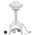 Adjustable 3-in-1 Sports Set: Basketball, Football & Golf for Kids