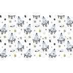 2x Fitted Sheets Compatible with Babylo You & Me Bedside Crib Stars Animals