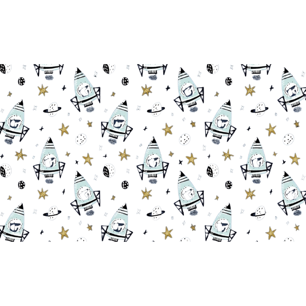 2x Fitted Sheets Compatible with Babylo You & Me Bedside Crib Stars Animals