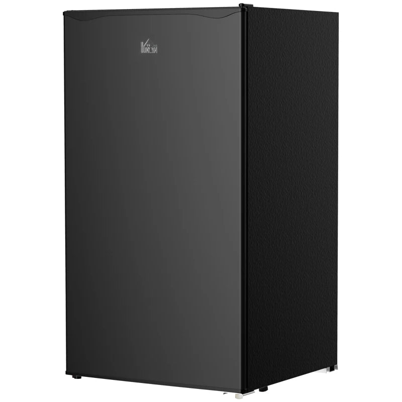 Under Counter Fridge Freezer – 91L Black with Adjustable Thermostat