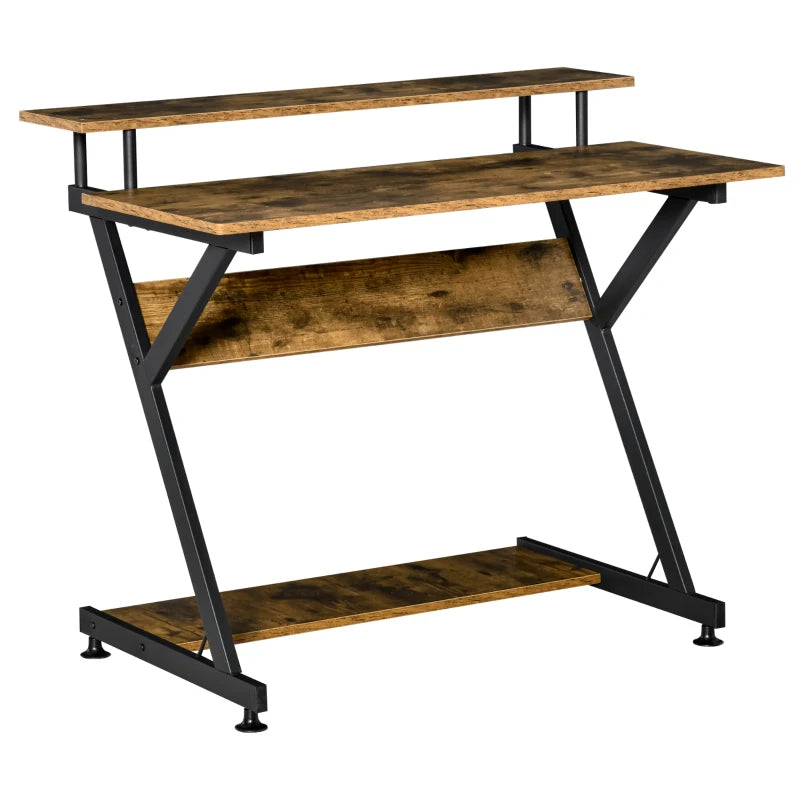 Compact Industrial Desk 100x60cm for Small Spaces