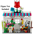 LEGO Flower Shop Florist Store with Plants, Flowers, Glass Windows & Accessories