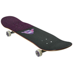 Geezy Complete Skateboard Kids Adults 8x31.6in Maple Wood Double Kick Purple Mystic Design