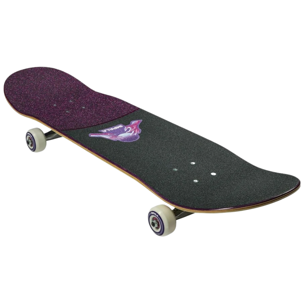 Geezy Complete Skateboard Kids Adults 8x31.6in Maple Wood Double Kick Purple Mystic Design