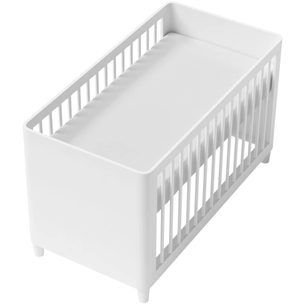 Super Soft Jersey Fitted Sheet 100% Cotton Stretchy Cot Bed 140x70cm White
