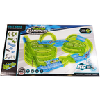 Glow in the Dark Battle Race Track Set 87 Piece Rc 2 Player Twin Car Kids Gift Toy Set