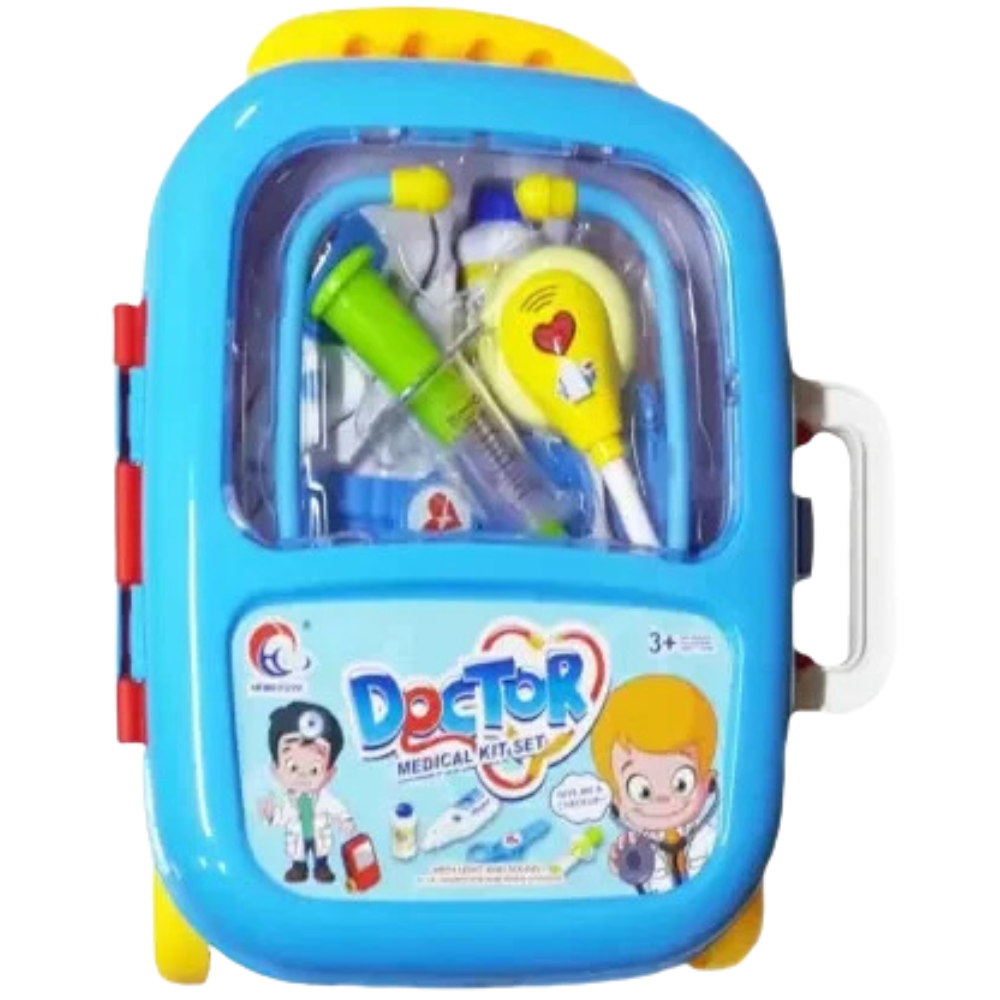 Kids Doctor Set Medical Play Trolley Nurse Pretend Role Play Toy Kit for Boys and Girls