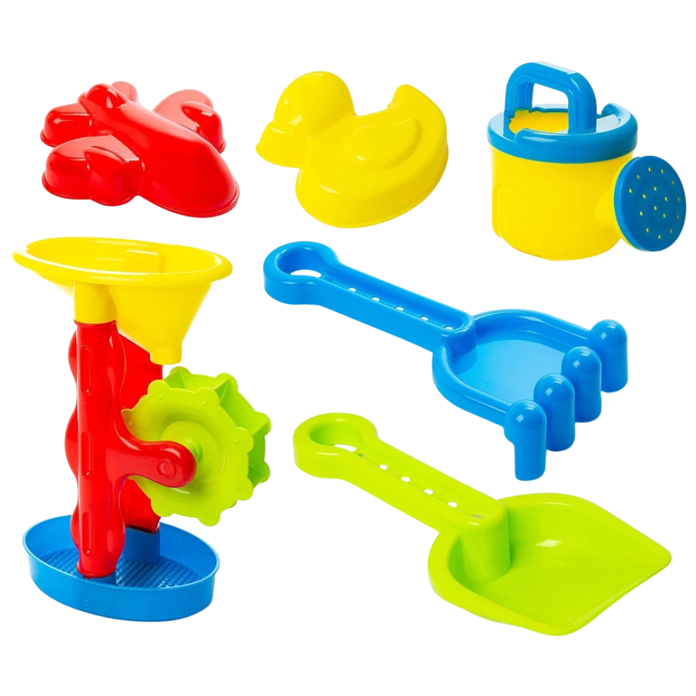 abeec Water Mill Beach 5pc Toy Set Sand & Water Toys for Toddlers Outdoor Play