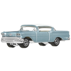 Matchbox 1958 Chevrolet Impala Blue Diecast Classic American Car Model Toy 1:64 Scale