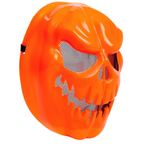 Halloween Pumpkin Mask Scary Orange Jack O Lantern Face Mask for Kids Adults Fancy Dress