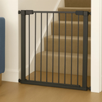 Fylo Baby Safety Stair Gate Pressure Fit Extra Wide Grey Child Pet Home Protection Gate