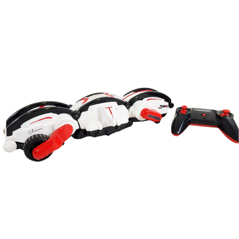 Remote Control Rolling Stunt Car Rc 360 Spin Flip Snake Kids Gift Toy Uk Indoor Outdoor
